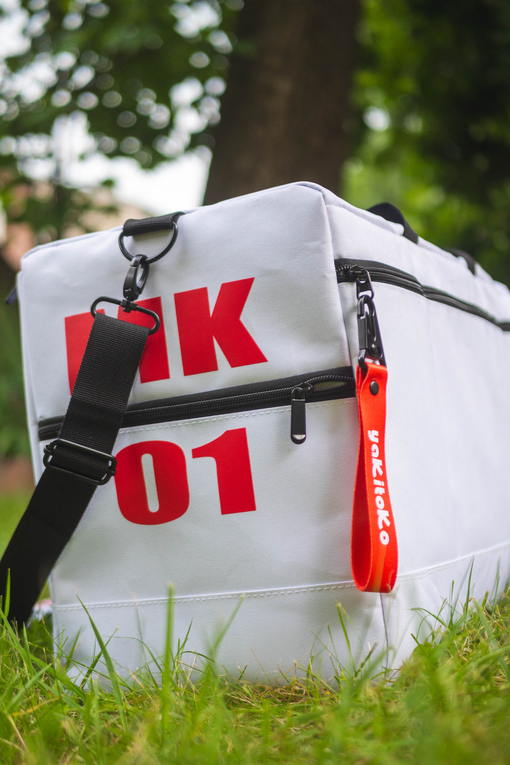 Urban Explorer MK01 Duffel Bag (White/Red)