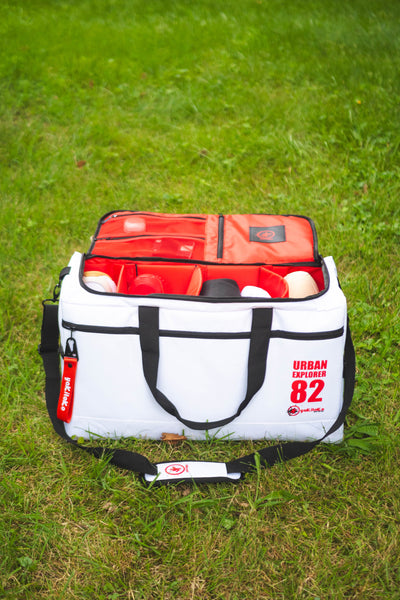 Urban Explorer MK01 Duffel Bag (White/Red)