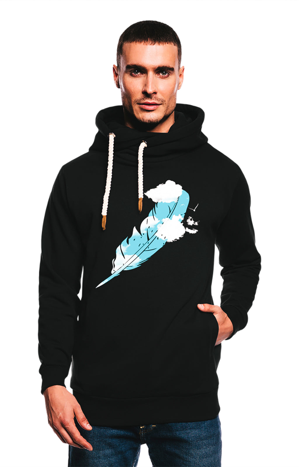 Feather  Hoodie