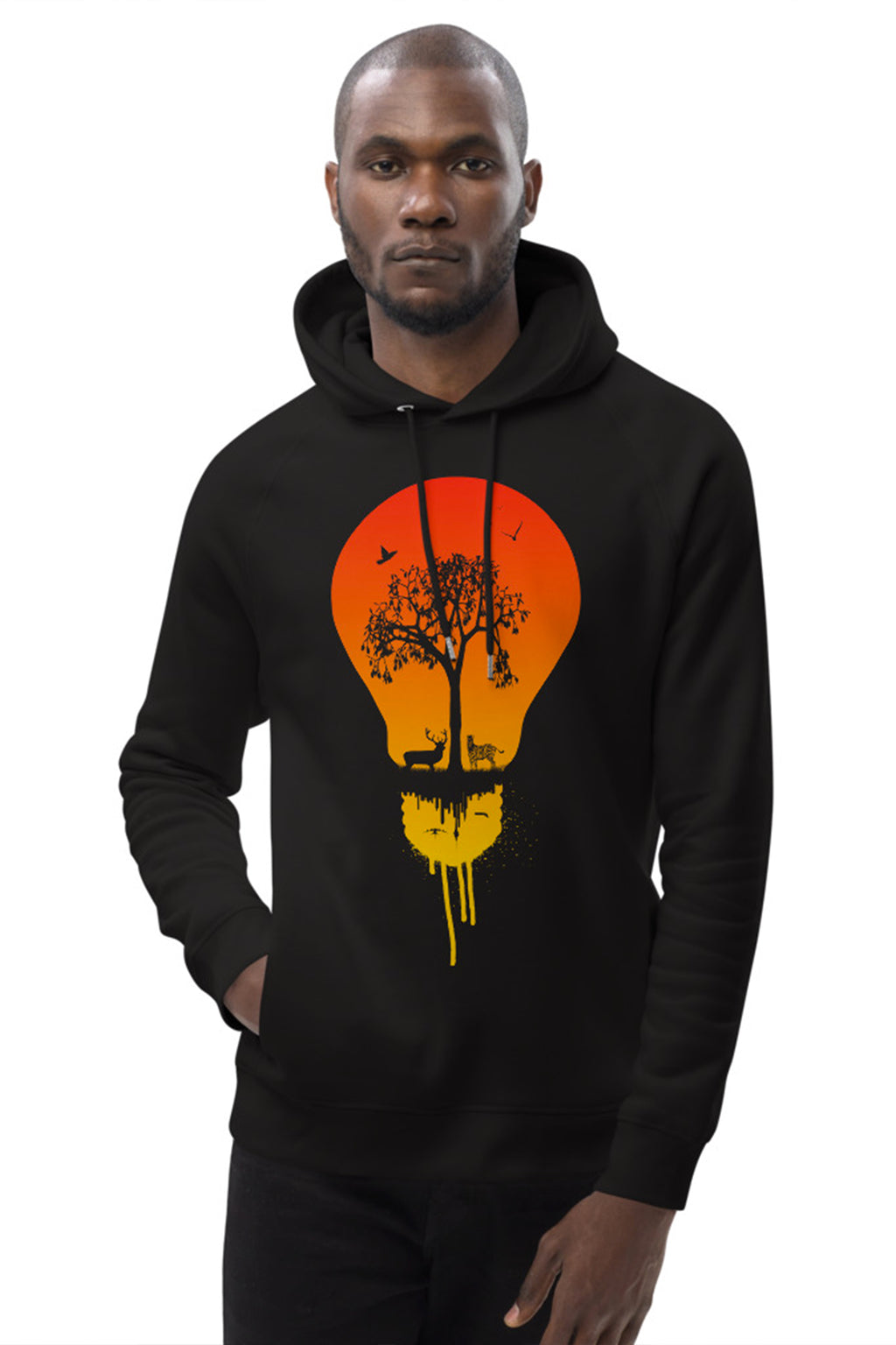 The two Worlds Unisex pullover hoodie