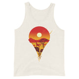 Location Marker Unisex Tank Top (Day)