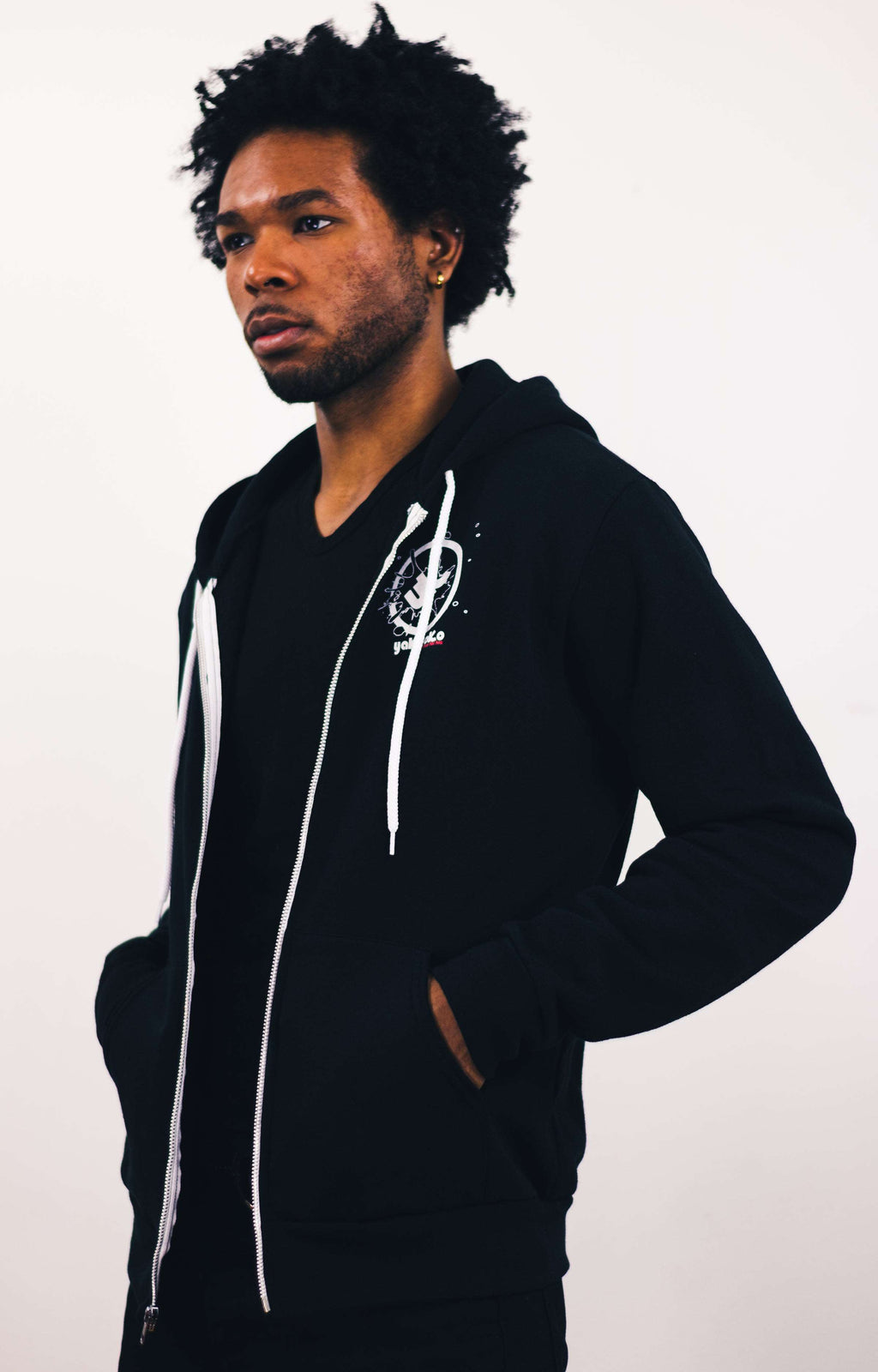 Urban Space Monkey zip Hoodie