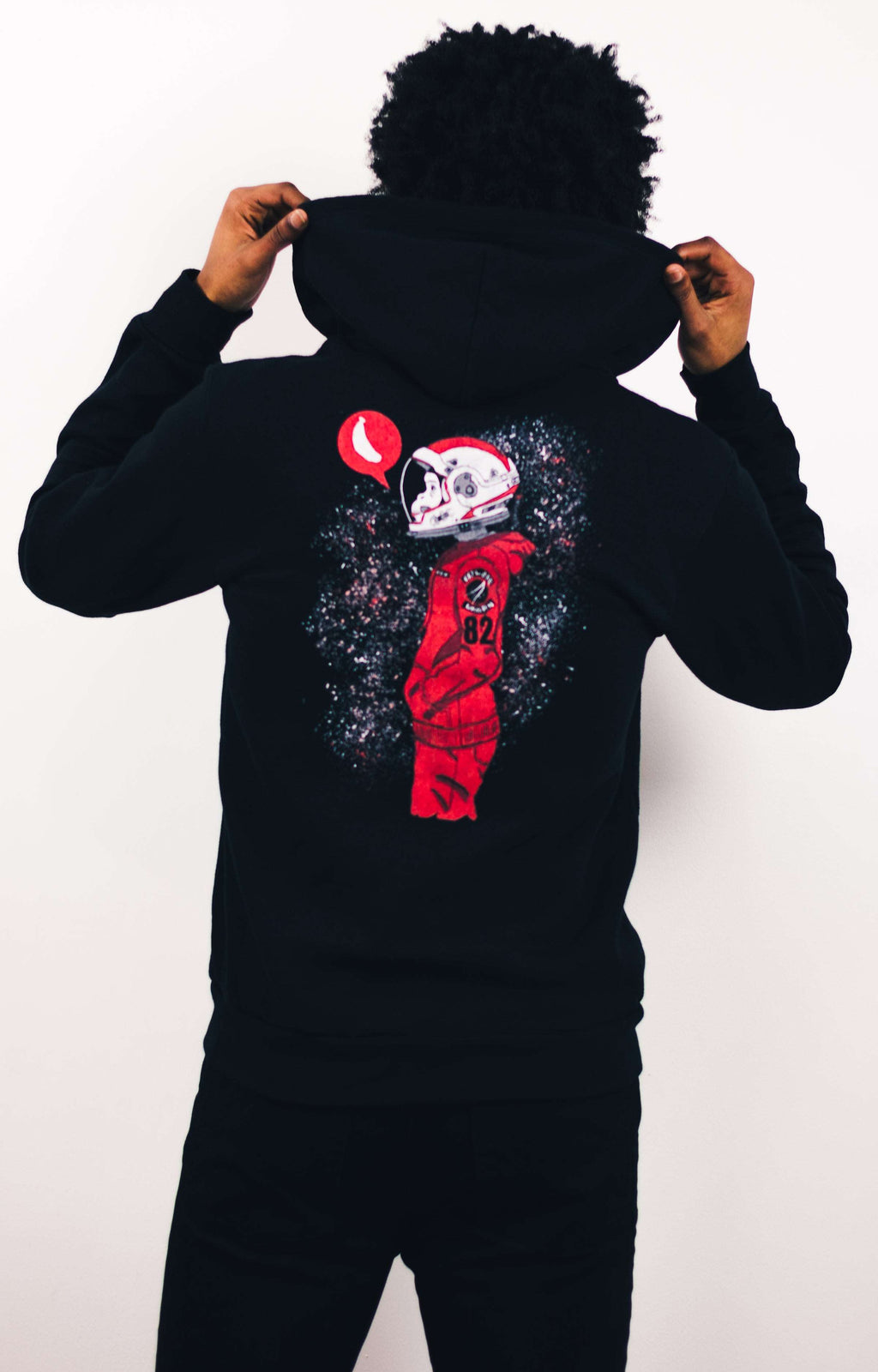 Urban Space Monkey zip Hoodie